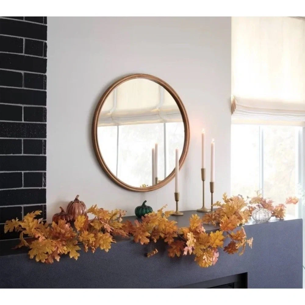 Fall Oak Leaf Artificial Garland - Threshold 6 Foot